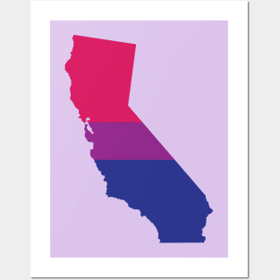 California Bi Pride Posters and Art